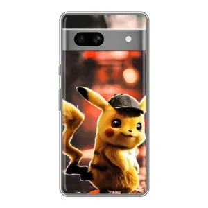 Чехол с Пикачу на Google Pixel 7A (Милый Пикачу)