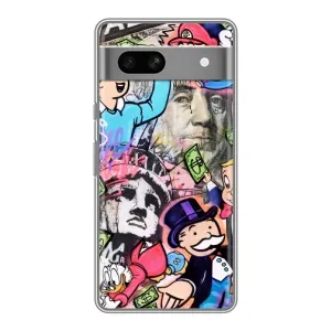 Чохли з крутими принтами для Google Pixel 7A - (PREMIUMPrint) (Monopoly man)