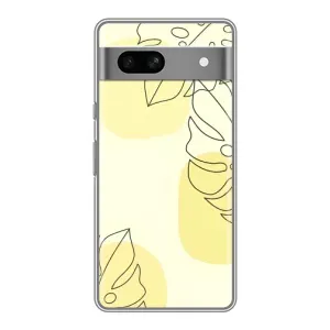 Силиконовый чехол с принтом в цветах на Google Pixel 7A