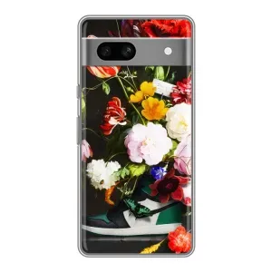 Бренднові Чохли для Google Pixel 7A - (PREMIUMPrint) (Nike цветы)