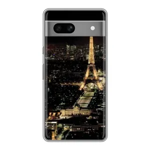 Чохол Ейфелева Вежа Google Pixel 7A - (AlphaPrint) (Нічний Париж)