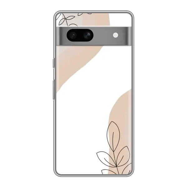 Чехол с принтом «Нюдовая веточка абстракция» для Google Pixel 7A