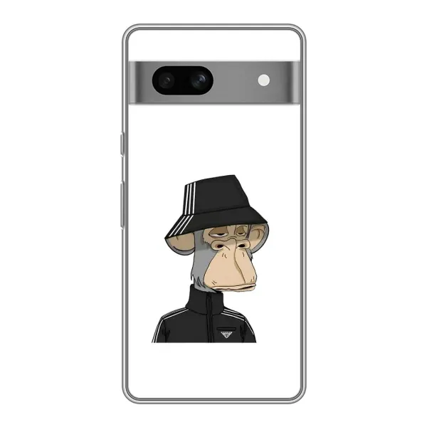 Чехол с принтом «обезьяна NFT Adidas» для Google Pixel 7A