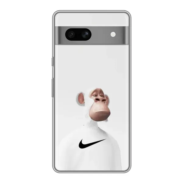 Чехол с принтом «обезьяна NFT Nike» для Google Pixel 7A