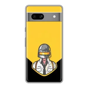 Чеjхол PUBG для Гоогле Піксел 7А (AlphaPrint) (Пабг в шоломі)
