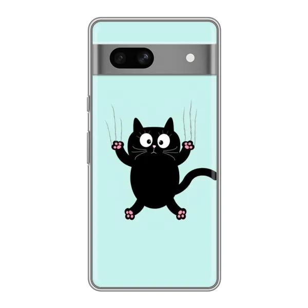 Чохол з принтом «Падаючий кіт» для Google Pixel 7A