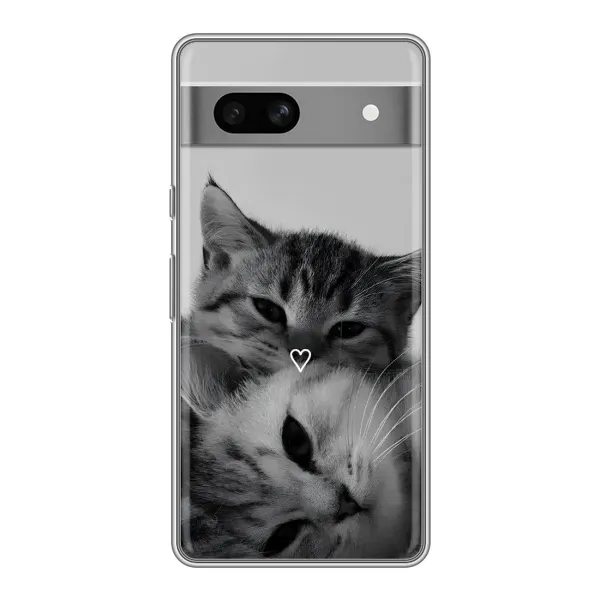 Чохол з принтом «Пара котів» для Google Pixel 7A Чохол з принтом «Пара котів» для Google Pixel 7A