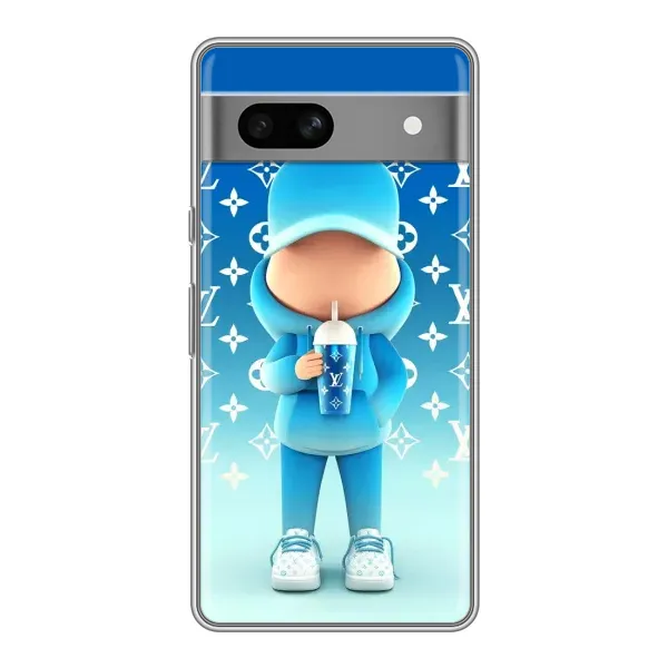 Чехол с принтом «Парень LV» для Google Pixel 7A