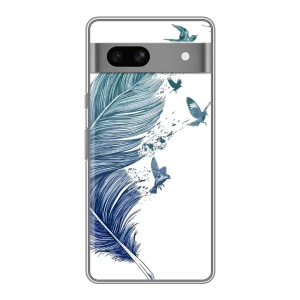 Чохол з принтом «Перо» для Google Pixel 7A