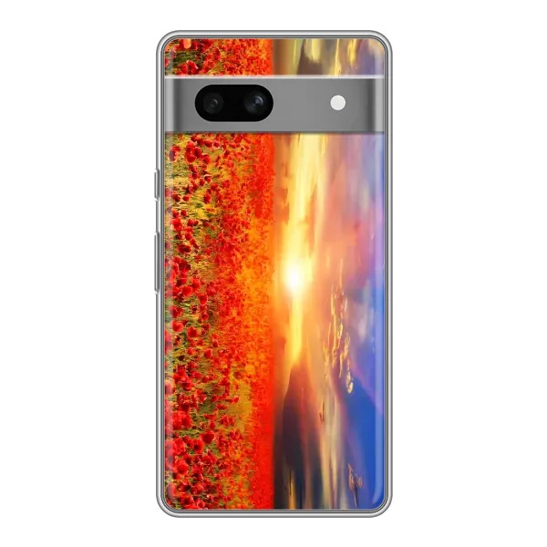 Чохол з принтом «Поле тюльпанів» для Google Pixel 7A