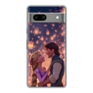 Чохол Рапунцель для Google Pixel 7A (Принцеса та принц)