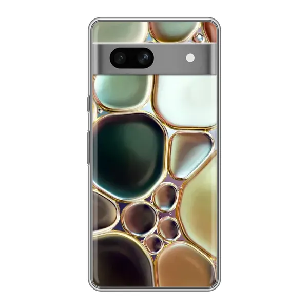 Чехол с принтом «Радужный Мрамор» для Google Pixel 7A Чехол с принтом «Радужный Мрамор» для Google Pixel 7A