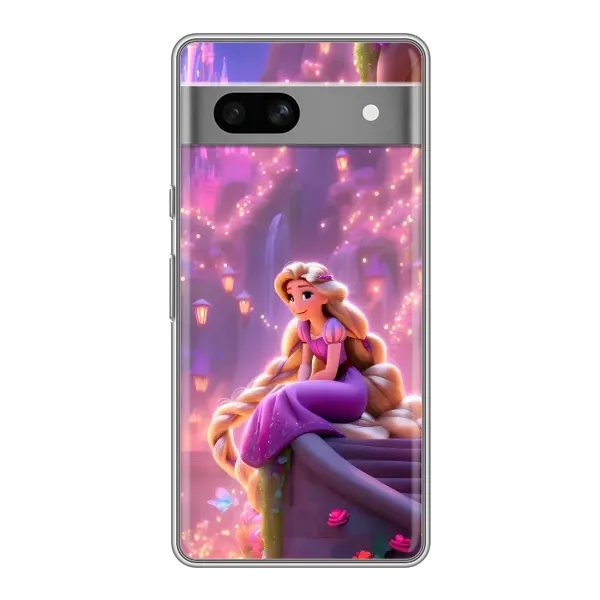 Чохол з принтом «Рапунцель у замку» для Google Pixel 7A Чохол з принтом «Рапунцель у замку» для Google Pixel 7A