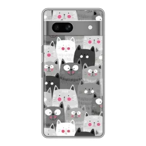 Чохли з Котиками для Google Pixel 7A (VPrint) (Мальовані котики)