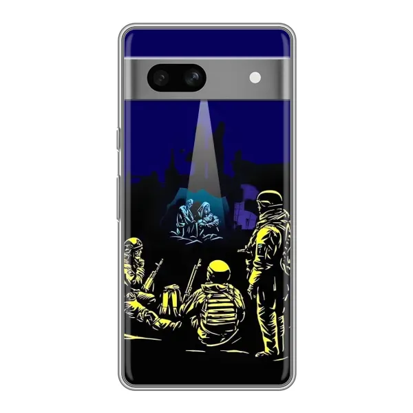 Чохол з принтом «Різдво в Україні» для Google Pixel 7A