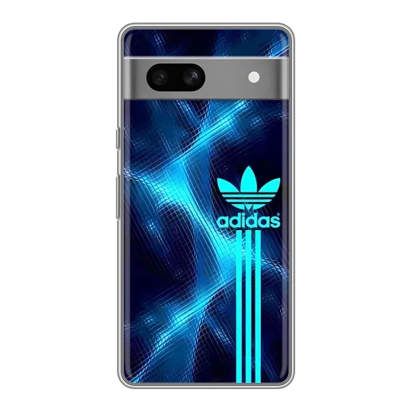 Чехол с принтом «Синий Адидас» для Google Pixel 7A