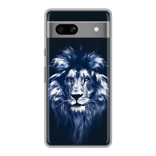 Чохол з принтом «Синій Лев» для Google Pixel 7A