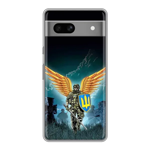Чохол з принтом «Солдат ЗСУ» для Google Pixel 7A Чохол з принтом «Солдат ЗСУ» для Google Pixel 7A