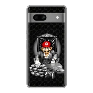 Чохли з крутими принтами для Google Pixel 7A - (PREMIUMPrint) (Супер Маріо)