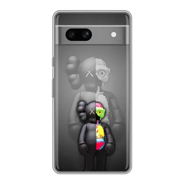 Чохол з принтом «Тіло Bearbrick» для Google Pixel 7A