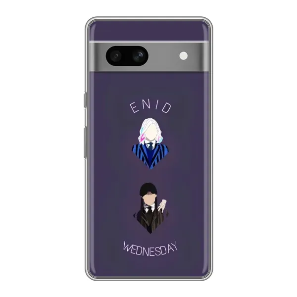 Чехол с принтом «Уэнздей и подруга» для Google Pixel 7A