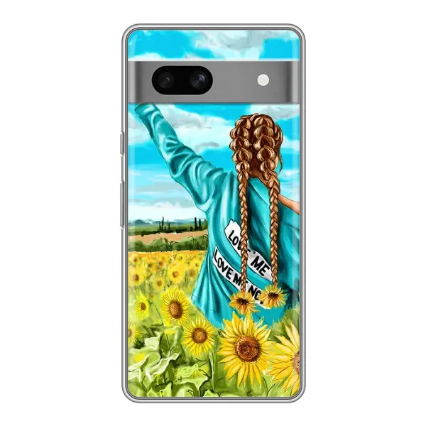 Чохол з принтом «Україночка» для Google Pixel 7A