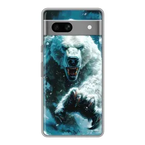 Чохол з картинкою 'Хижаки' для Google Pixel 7A (Полярний ведмідь)