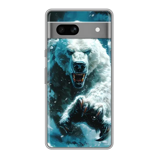 Чохол з принтом «Полярний ведмідь» для Google Pixel 7A Чохол з принтом «Полярний ведмідь» для Google Pixel 7A