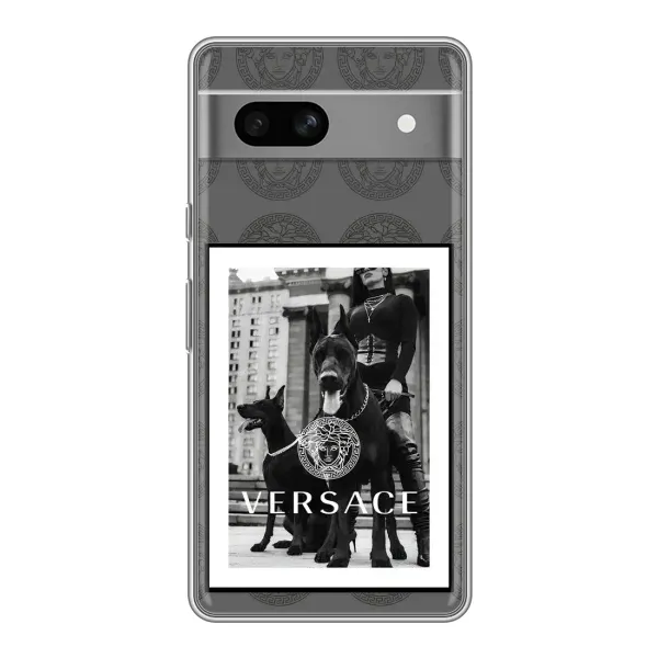 Чехол с принтом «Версаче» для Google Pixel 7A