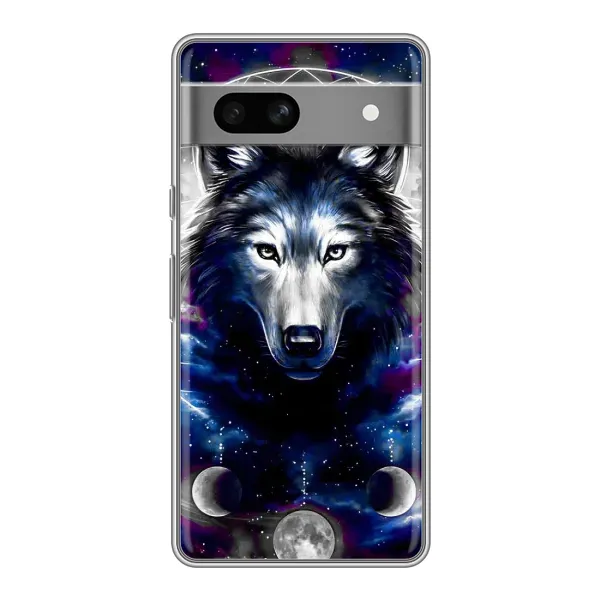 Чохол з принтом «Вовк» для Google Pixel 7A