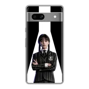 Чохли Венсдей на Google Pixel 7A Уенсдей (AlphaPrint) (W-Wednesday)