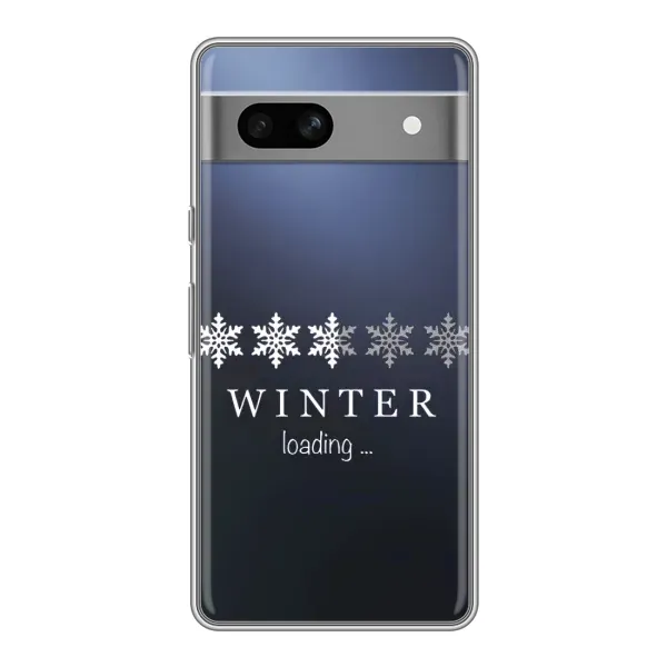 Чохол з принтом «Winter loading» для Google Pixel 7A