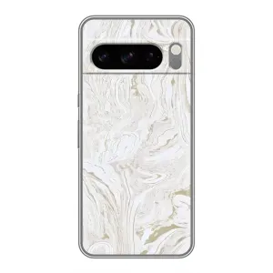 Мраморный чехол на Google Pixel 8 Pro (VPrint) (Белый мрамор)
