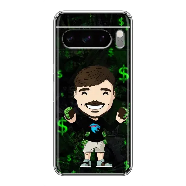 Чохол з принтом «Блогер Beast» для Google Pixel 8 Pro