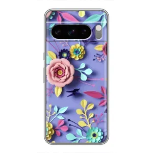 Чохли з квітами для Google Pixel 8 Pro (VPrint) (Дизайн квітів)