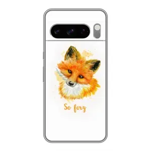 Чехлы с картинкой Лисички для Google Pixel 8 Pro (VPrint) (Девочка Лиса)