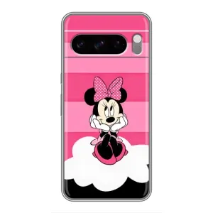 Міккі Маус чохол для Google Pixel 8 Pro (AlphaPrint - Мультяшні) (Дівчинка Maus)