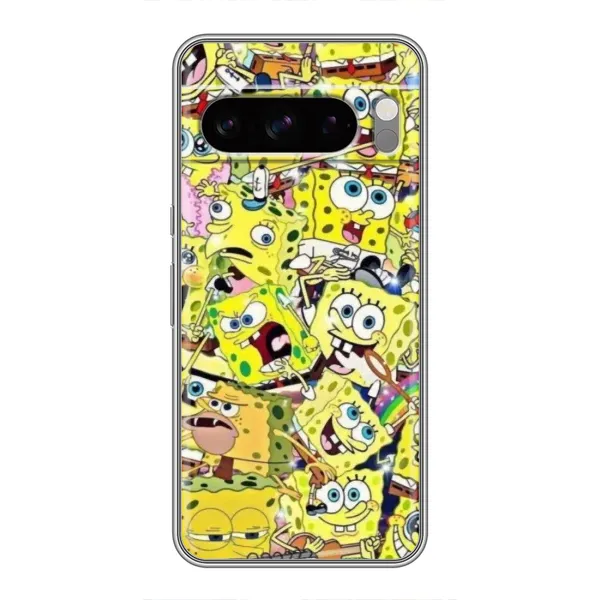 Чохол з принтом «Емоції Спан Боба» для Google Pixel 8 Pro