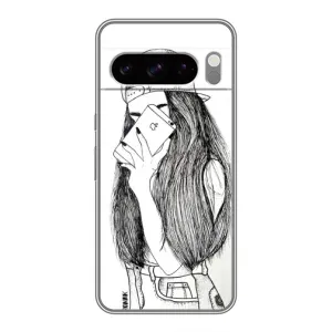 Чохол з друком для Google Pixel 8 Pro - (Мода) (AlphaPrint) (Фото дівчини)