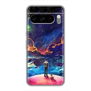Космічні Чохли для Гугл Пiксель 8 Про (VPrint) (Вид Галактики)