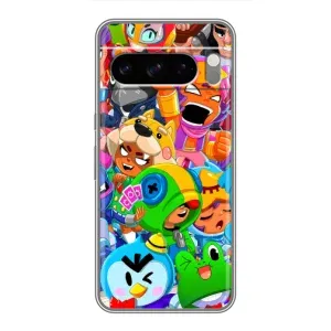 Чехол для Google Pixel 8 Pro Бравл Старс (VPrint) (герои Бравл Старс)