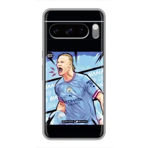 Чехлы с футболистом Ерлинг Холанд для Google Pixel 8 Pro (AlphaPrint) (гол Эрлинг Холланд)
