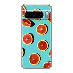Чехлы с Фруктами для Google Pixel 8 Pro (VPrint) (Грейпфрут)