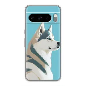 Чохол з Хаскі Google Pixel 8 Pro - (AlphaPrint) (Хаскі арт)