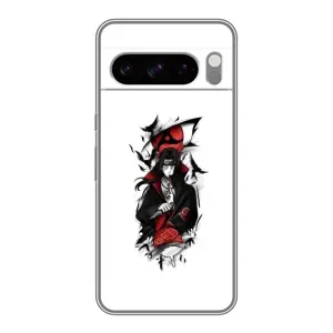 Чехлы на тему: Итачи Учиха для Google Pixel 8 Pro (AlphaPrint) (Итачи с атрибутами)