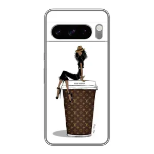 Чохли Луі Вітон для Google Pixel 8 Pro (AlphaPrint - LOUIS VUITTON) (кава LOUIS VUITTON)
