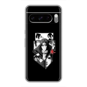 Чехлы на тему: Итачи Учиха для Google Pixel 8 Pro (AlphaPrint) (коллаж Итачи)