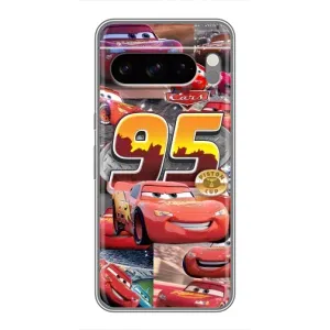 Силиконовый чехол Маквин для Google Pixel 8 Pro (Коллаж Молния Маквин)
