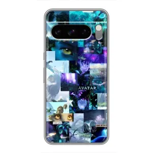 Чехлы с фильма АВАТАР для Google Pixel 8 Pro (AlphaPrint) (коллаж Аватар)