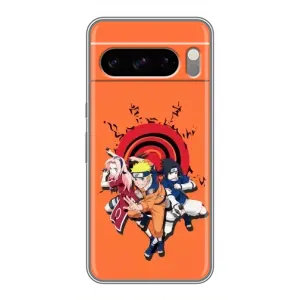 Naruto Anime Чехлы для Гугл пиксель 8 Про (AlphaPrint) (команда Наруто)